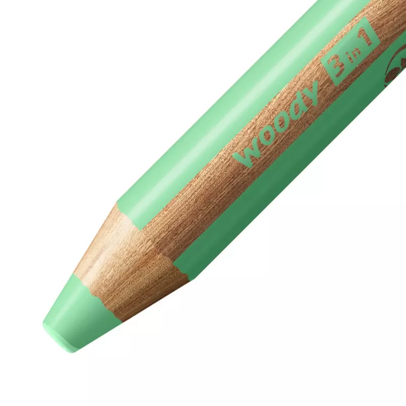 STABILO woody 3 in 1 Pastel Green multifunctioneel potlood