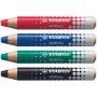 STABILO MARKdry whiteboardmarker set met 4 stiften in etui
