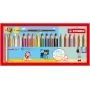 STABILO Woody 3-in-1 multifunctionele stift 7,6 cm 18-delige pastelset met penseel