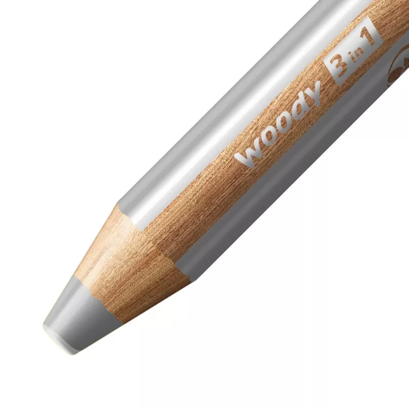 STABILO Woody 3-in-1 multifunctionele stift 7,6 cm 18-delige pastelset met penseel