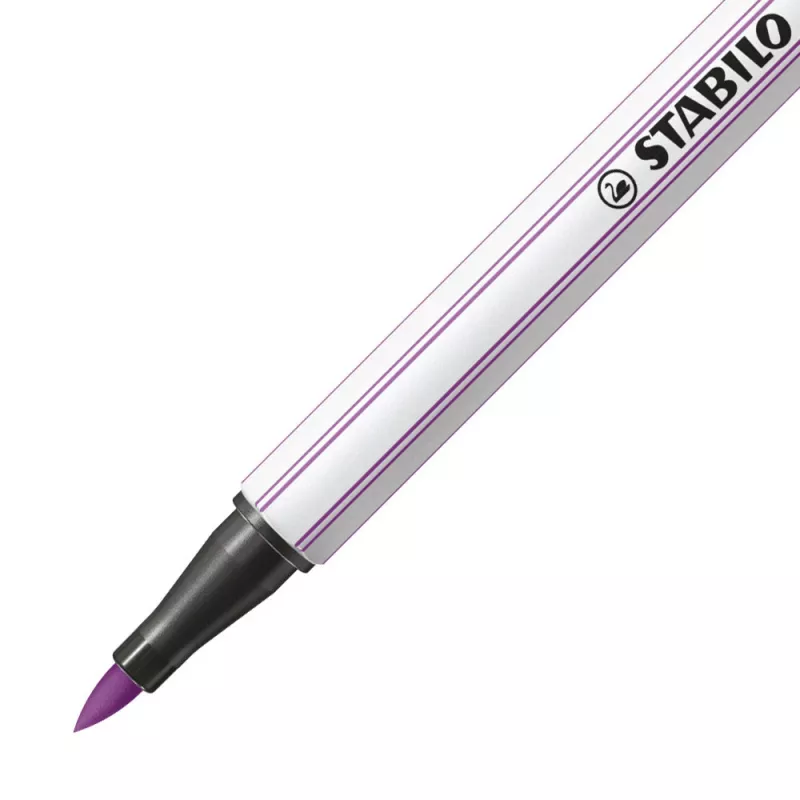 STABILO Pen 68 Brush ARTY Edition brushpen set - 10 gemengde kleuren in kartonnen etui