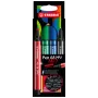 STABILO Pen 68 MAX 4-pack ARTY viltstift met beitelpunt