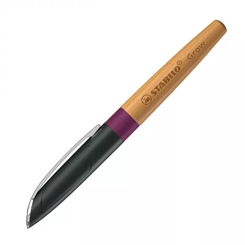 STABILO Grow vulpen - Plum Red / Cherry, medium punt, klimaatneutraal