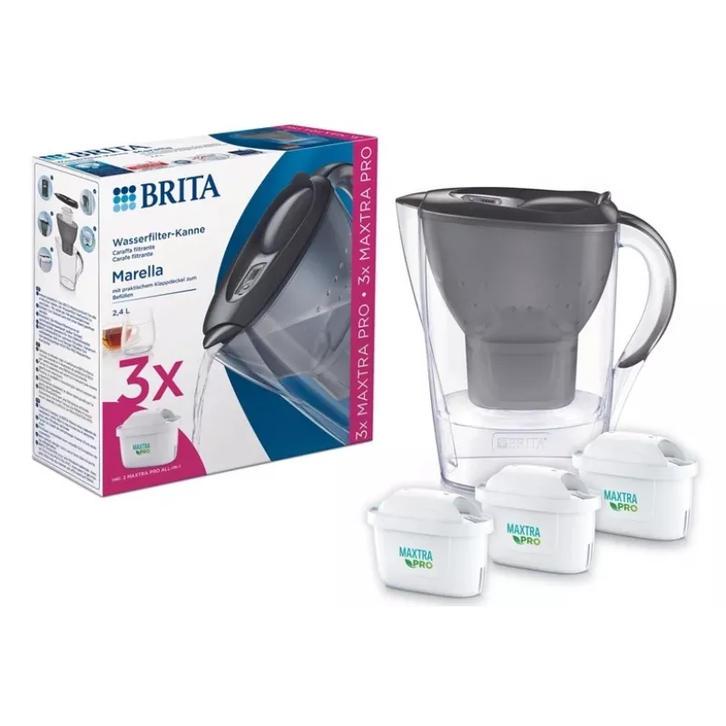 BRITA Marella waterfilterkan handmatig 2,4 L blauw