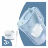 BRITA Style Eco waterfilterkan, Glacier Blue, incl. 3 MAXTRA PRO All-in-1 cartridges