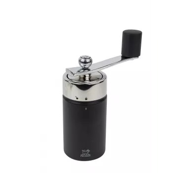 Peugeot Isen nootmuskaatmolen 15 cm met slinger zwart
