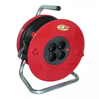 AKYGA AK-CR-09 Kabelhaspel 50m 4 stopcontacten IP44 Schuko