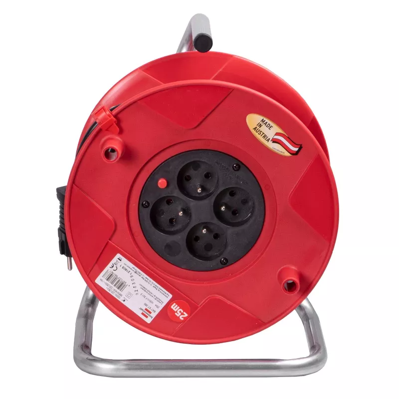 AKYGA AK-CR-09 Kabelhaspel 50m 4 stopcontacten IP44 Schuko