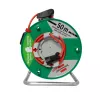 AKYGA AK-CR-04 Kabelhaspel Verlengsnoer 50m 4 stopcontacten Schuko IP44 Zwart