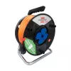 AKYGA AK-CR-06 Kabelhaspel Verlengsnoer 50m IP44 4 stopcontacten Schuko Zwart