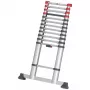 Hailo T80 FlexLine 13 sporten telescoop-multifunctionele ladder