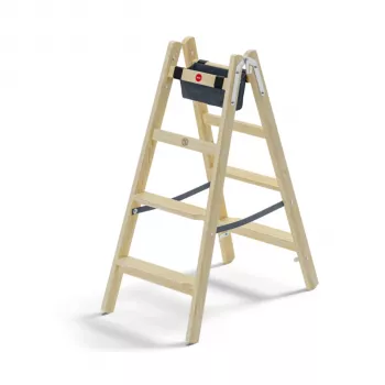 Hailo Master H80 2 x 4 treden dubbelzijdige trap