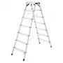 Hailo D60 StandardLine 2x7 treden dubbelzijdige ladder
