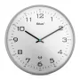 MEBUS 13081 radiografische wandklok zilver 30 cm