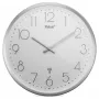 MEBUS 19776 radiografische wandklok zilver/wit