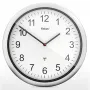 MEBUS 19809 radiografische wandklok wit/zilver