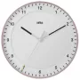 Braun BC17PW kwarts wandklok analoog, 30 cm, roze/wit