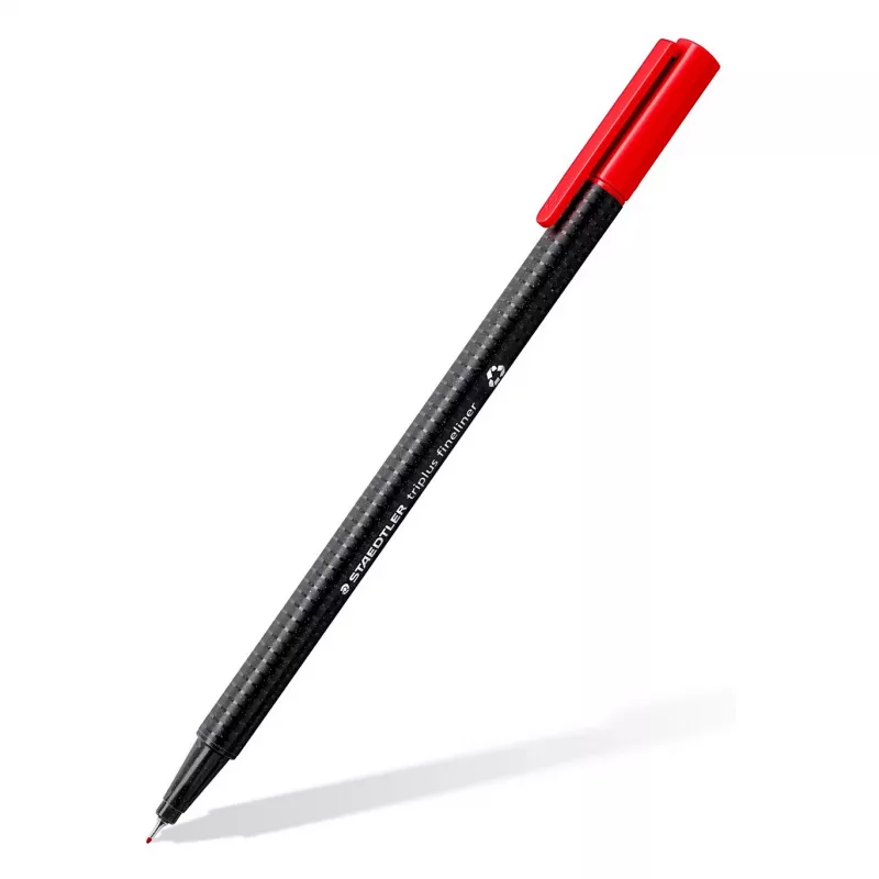STAEDTLER Triplus fineliner 0,3 mm zwart 4-pack