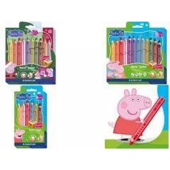 STAEDTLER Noris Colour kleurpotloden Peppa Pig 12-pack 100% PEFC