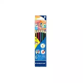 STAEDTLER Noris colour 185 kleurpotloden - kleuren gesorteerd - 6-pack