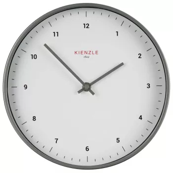 KIENZLE DCF radiografische wandklok classic 25 cm, wit