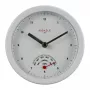 KIENZLE mini badkamerklok (14980) - wit, analoog, quartz, batterijgevoed, zuignapmontage, spatwaterdicht