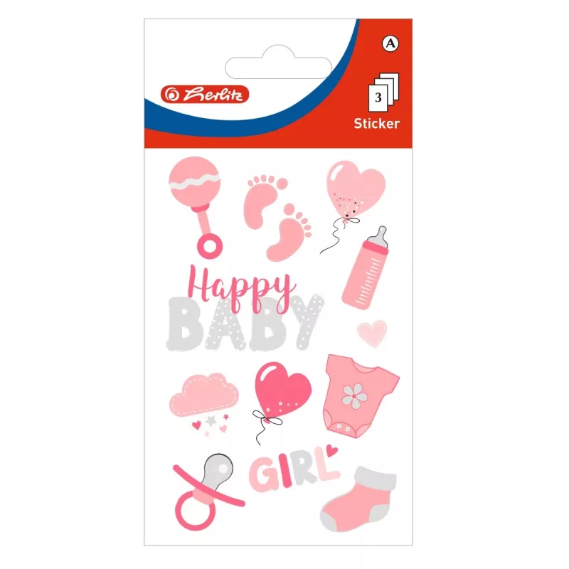 Herlitz decoratieve stickervel motief 20.3, FSC