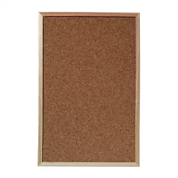 Herlitz 1600030 kurken prikbord, 60 x 40 cm, bruin