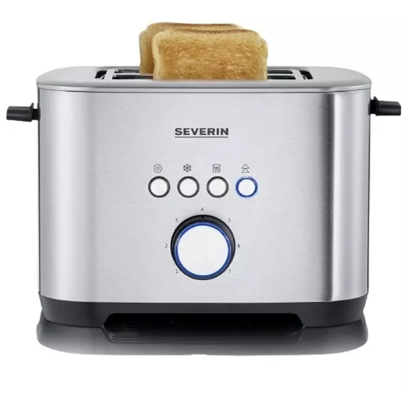 SEVERIN AT 2620 toaster 800 W 2 slots zilver/zwart