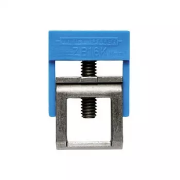 Weidmüller ZB 16K BL stroomrail-trekklem, polyamide/staal, blauw, 50 stuks