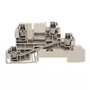 Weidmüller doorvoerklem, 2,5 mm², 24 A, 800 V, beige, schroefaansluiting, 50 stuks