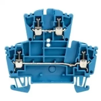 Weidmüller W-serie doorvoerklem, schroefaansluiting, 2,5 mm², 800 V, 24 A, donkerbeige, 2 verdiepingen