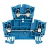 Weidmüller W-serie doorvoerklem, schroefaansluiting, 2,5 mm², 800 V, 24 A, donkerbeige, 2 verdiepingen