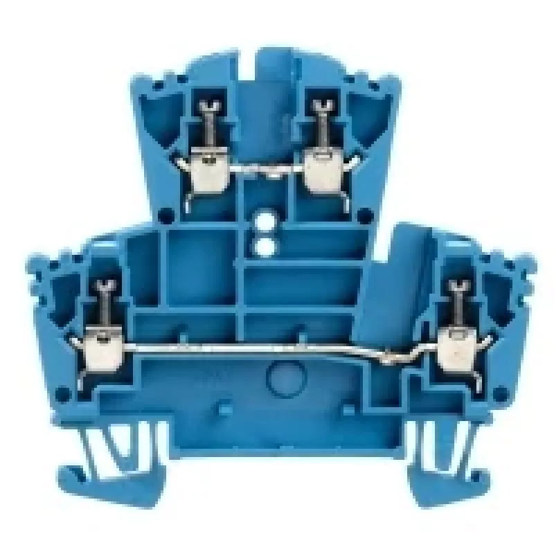 Weidmüller W-serie doorvoerklem, schroefaansluiting, 2,5 mm², 800 V, 24 A, donkerbeige, 2 verdiepingen