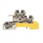Weidmüller doorvoer-rijgklem, schroefaansluiting, 2,5 mm², 800 V, 24 A, beige, 50 stuks