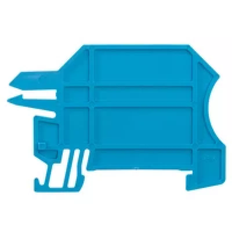 Weidmüller WHP 2.5-35N/10x3 BL eindplaat - 20 stuks - Wemid - blauw - -50 tot 120 °C - V0