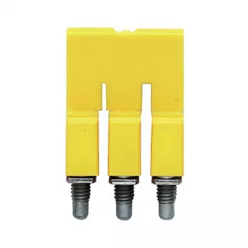 Weidmüller WQV 2.5/3 dwarsverbinder, 3-polig, 2,5 mm², geel, polyamide, UL94 V-0, 50 stuks
