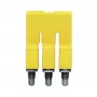 Weidmüller WQV 2.5/3 dwarsverbinder, 3-polig, 2,5 mm², geel, polyamide, UL94 V-0, 50 stuks