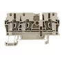 Weidmüller ZDU 2.5/3AN doorgangsklem, veerklemaansluiting, 2,5 mm², beige, 100 stuks