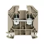 Weidmüller doorvoerklem WDU 16, schroefaansluiting, 16 mm², 1000 V, 76 A, donkerbeige