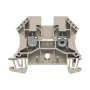 Weidmüller doorvoerklem, schroefaansluiting, 4 mm², 32 A, 800 V, beige, DIN-railmontage, 100 stuks