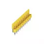 Weidmüller WQV 10/10 dwarsverbinder, 10-polig, 10 mm², geel, polyamide, 20 stuks