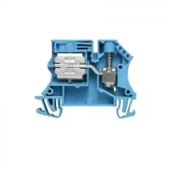 Weidmüller doorvoerklem, schroefaansluiting, 2,5 mm², 500 V, 24 A, donkerbeige, DIN-rail