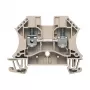 Weidmüller doorvoerklem, schroefaansluiting, 800 V, 41 A, 6 mm², beige, 100 stuks