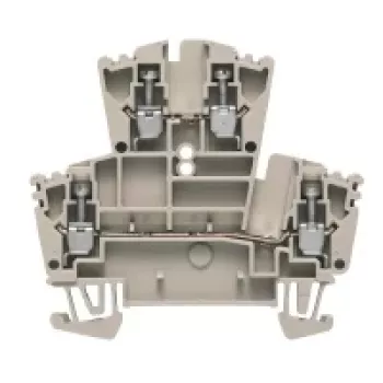 Weidmüller doorvoerklem, 2,5 mm², schroefaansluiting, blauw, DIN-rail