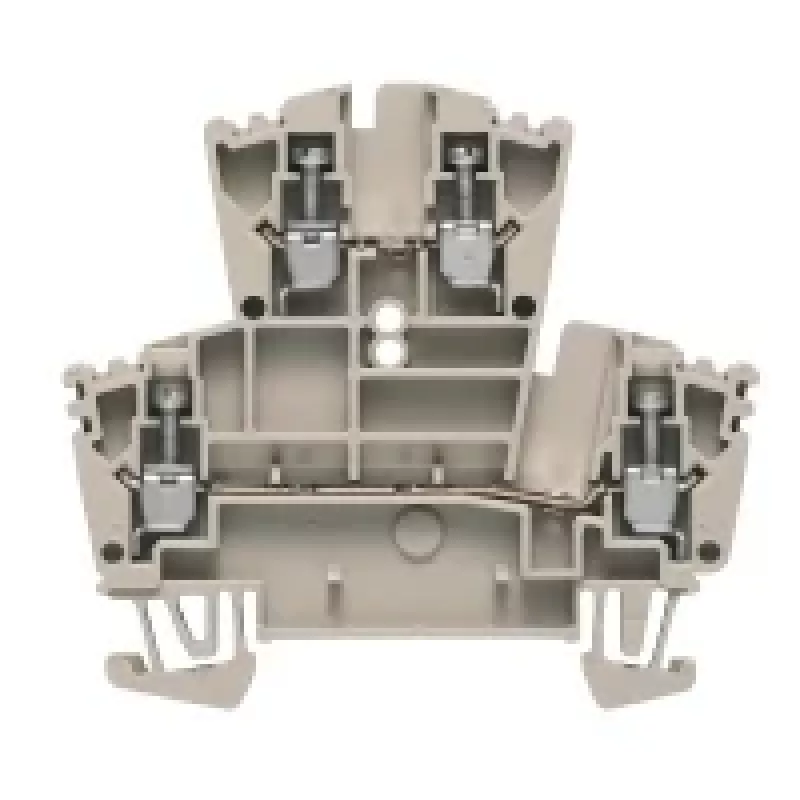 Weidmüller doorvoerklem, 2,5 mm², schroefaansluiting, blauw, DIN-rail