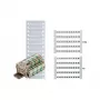 Weidmüller DEK 6 FW 1-50 klemmenmarker, 6x5 mm, wit, nummers 1-50, 500 stuks