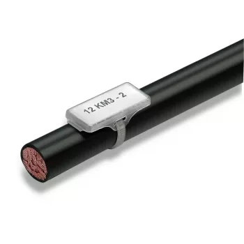 Weidmüller WKM 18/43 clip-on draadmarker, zwart, polypropyleen, 11,5 mm, 100 stuks
