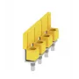 Weidmüller WQV 16N/4 dwarsverbinder, 4-polig, 16 mm², geel, 50 stuks