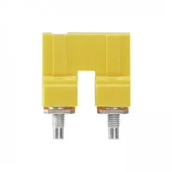 Weidmüller WQV 16N/2 dwarsverbinder, 2-polig, 16 mm², geel, polyamide, 50 stuks